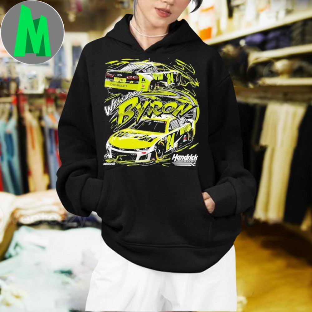 William Byron #24 2025 Hendrick Motorsports NASCAR Racing T-Shirt