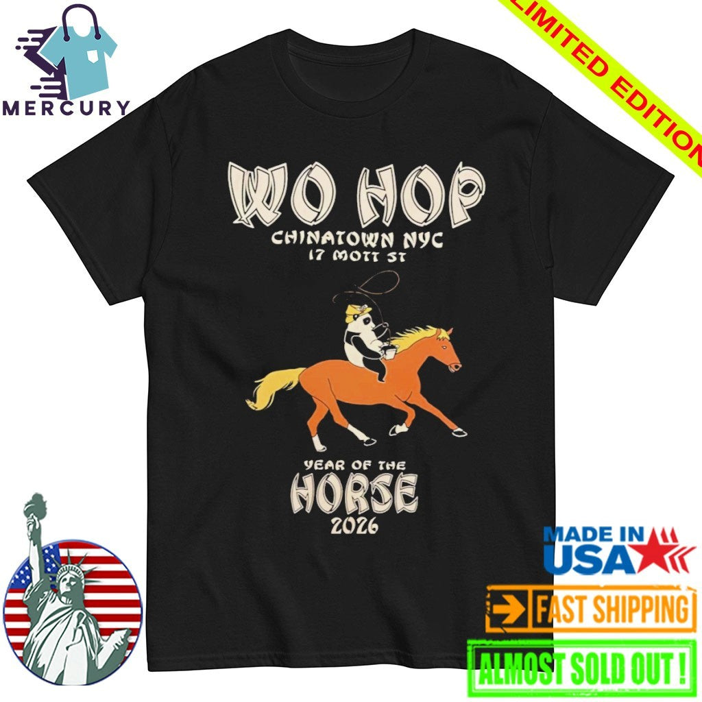 Wo Hop Chinatown NYC Year Of The Horse 2026 Shirt