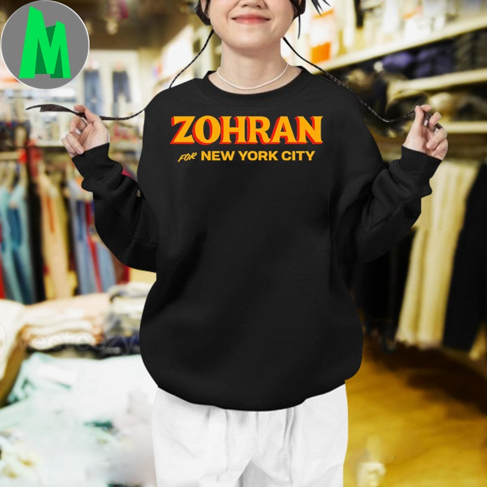 Zohran For New York City Political Campaign T-Shirt