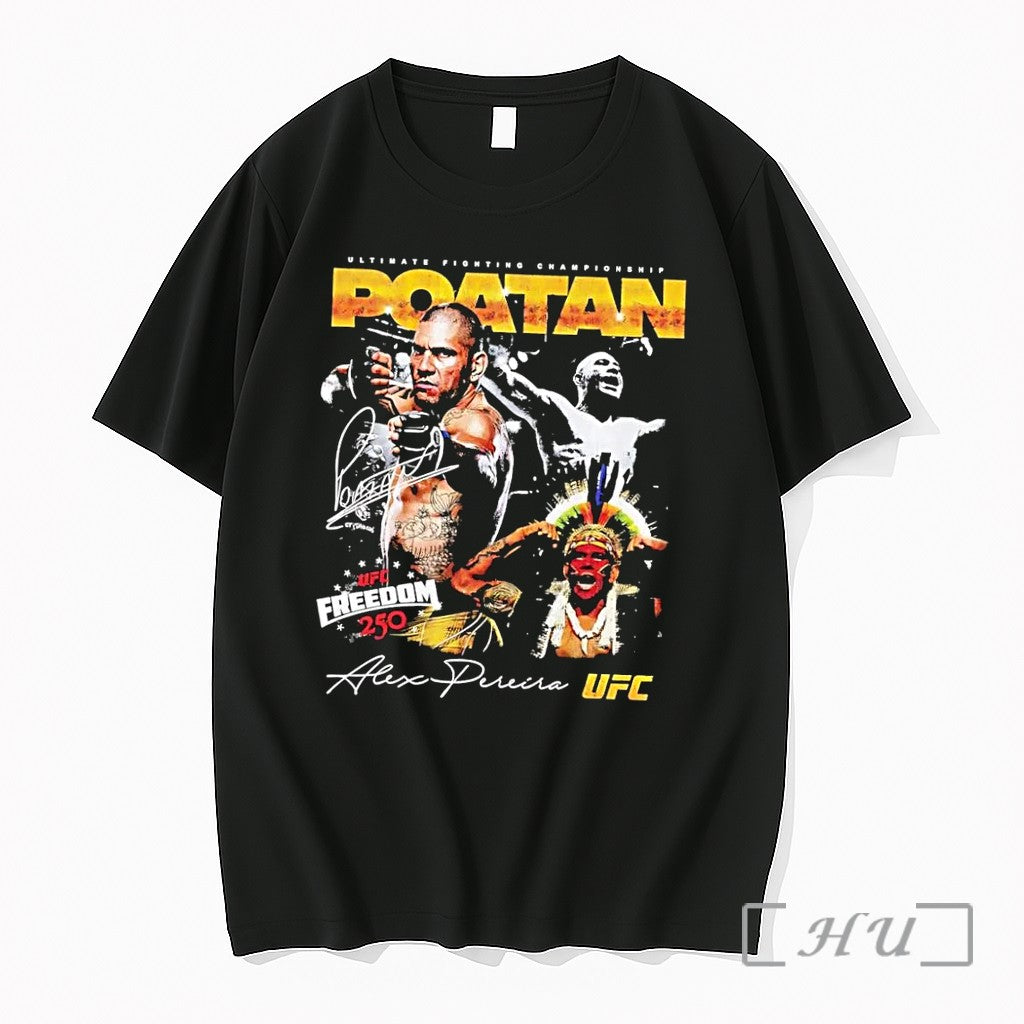 Officials Alex Pereira Poatan Ufc Freedom 250 Ultimate Fighting Championship Black Premium T Shirts Sweater