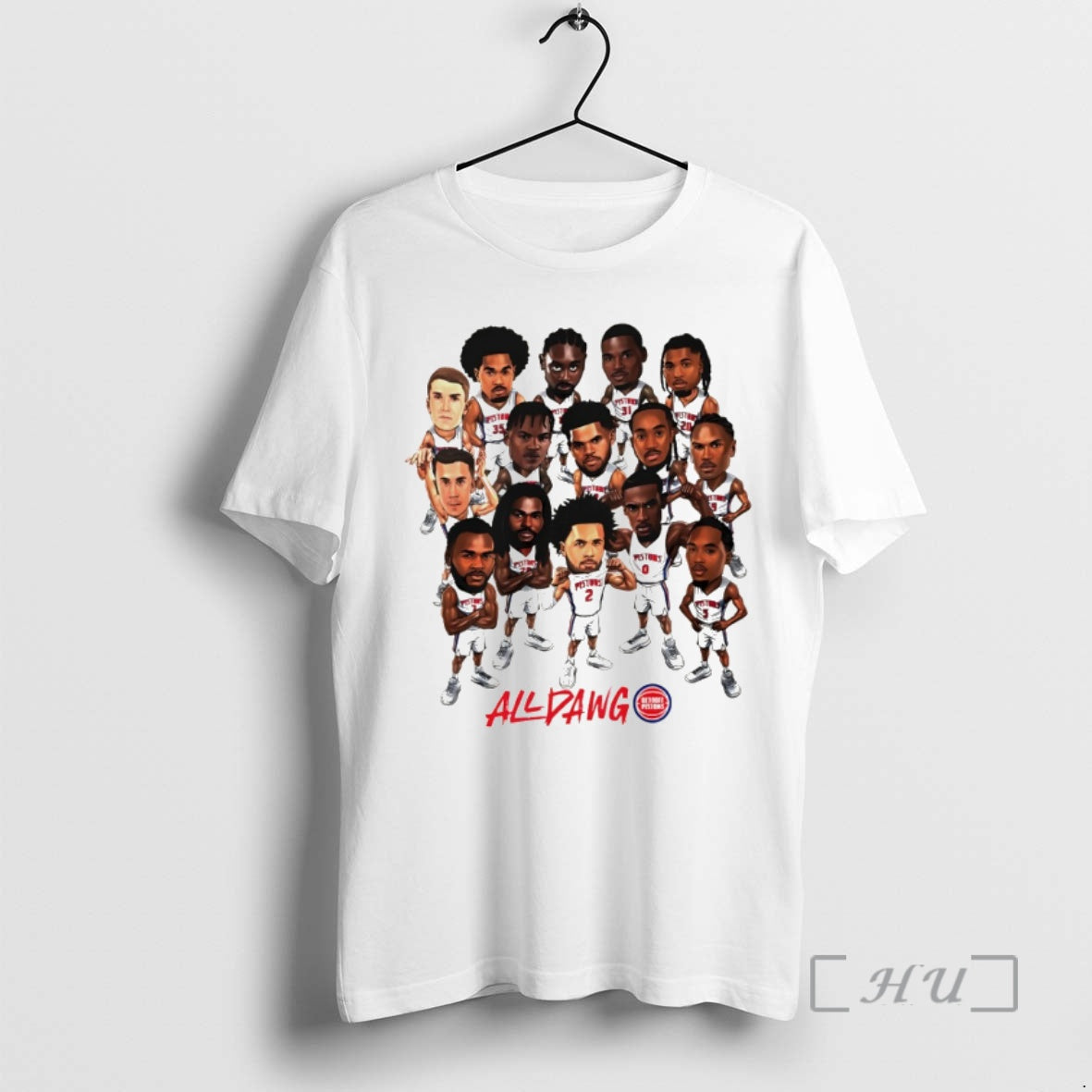 Officials All Dawg Detroit Pistons Baseball Playoffs Nba 2026 Players Cartoon Premium T Shirts Sweater
