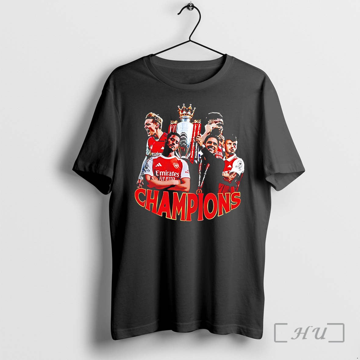 Officials Arsenal 2026 Premier League Champions Player Collage Tee