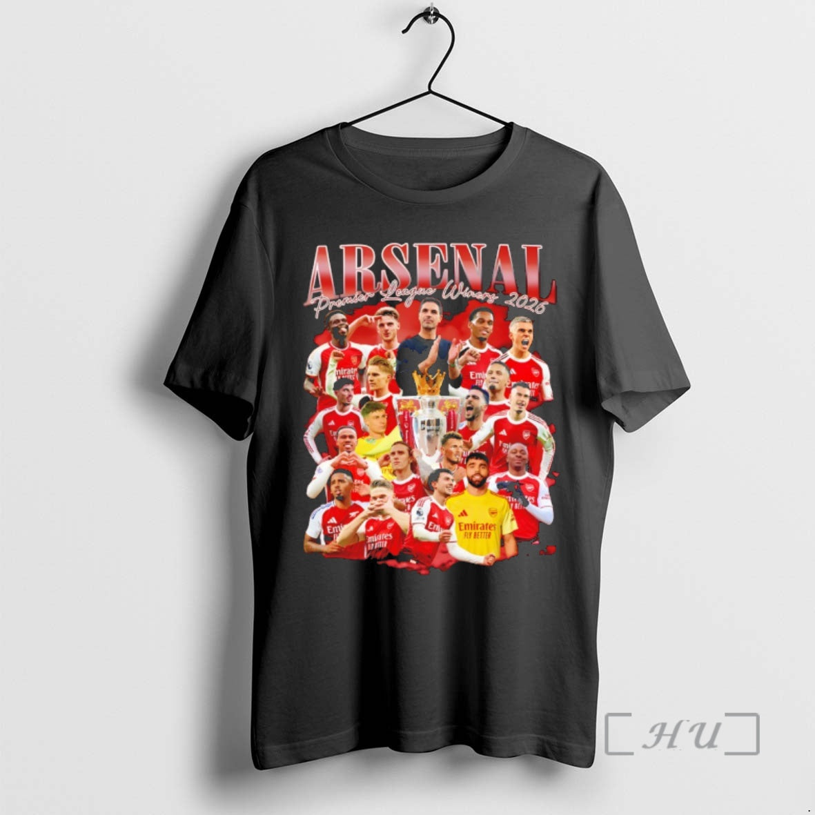 Officials Arsenal Premier League Winners 2026 Graphic