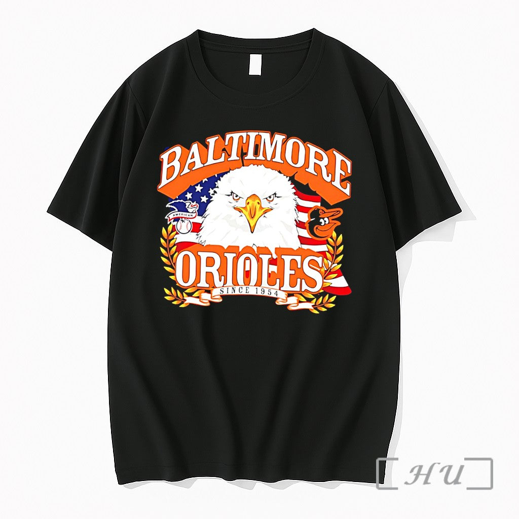 Officials Baltimore Orioles Americana Eagle Celebrating Americas 250th Tee