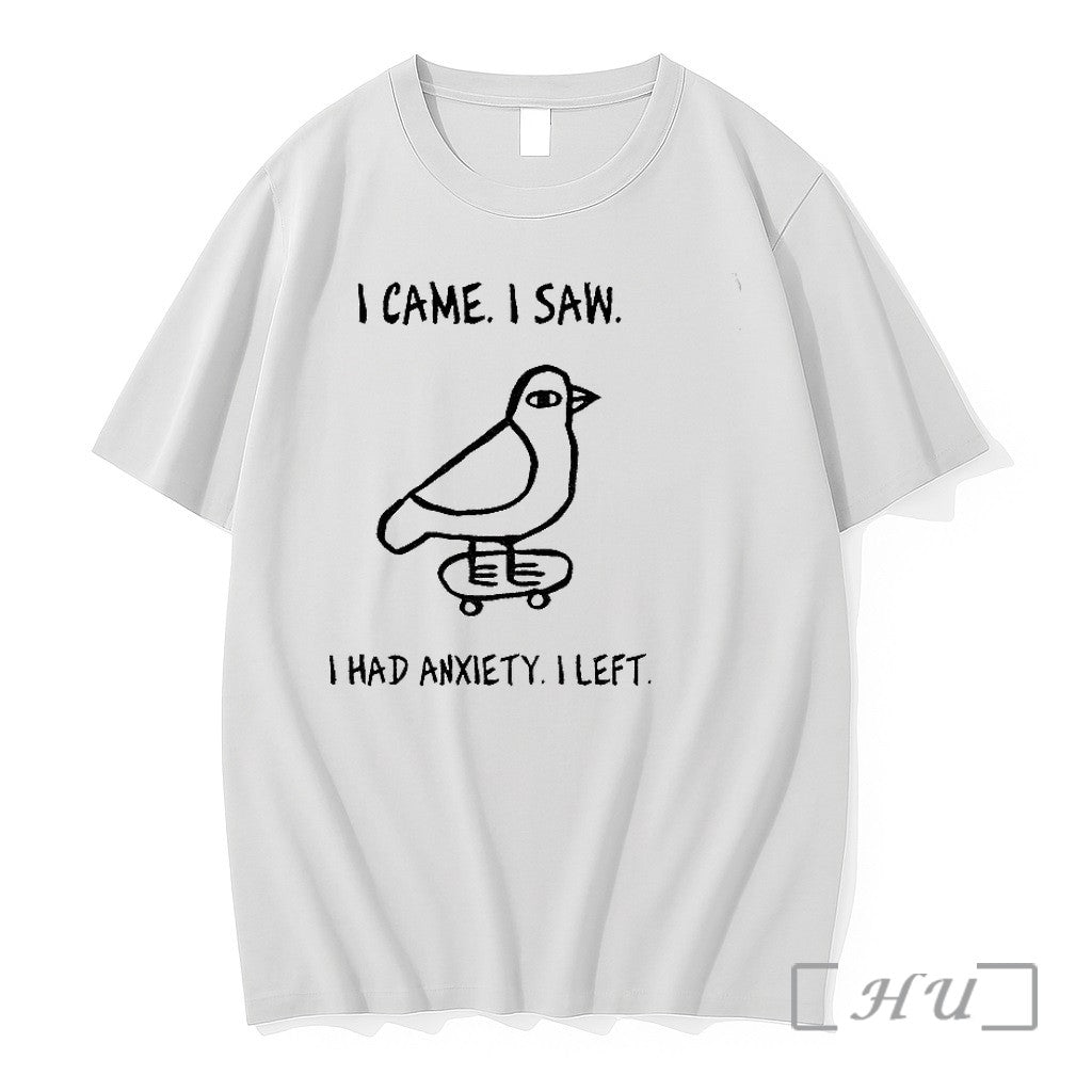 Officials Bird I Came I Saw I Had Anxiety I Left Premium T Shirts Sweater