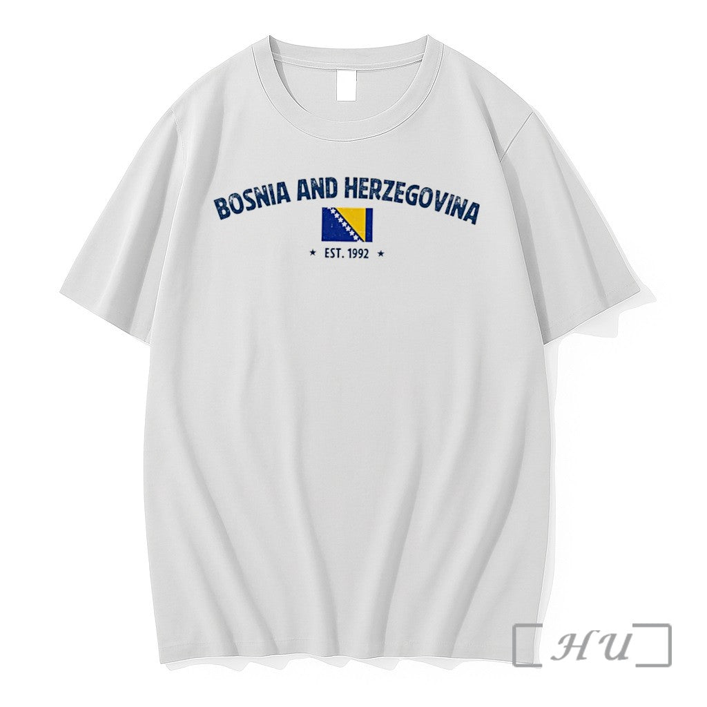 Officials Bosnia And Herzegovina Sarajevo Aesthetic Balkan Pride Tee
