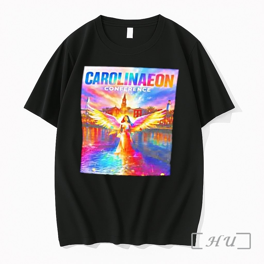 Officials Carolinaeon Conference June 2026 Angelic Winged Woman Vibrant Cityscape
