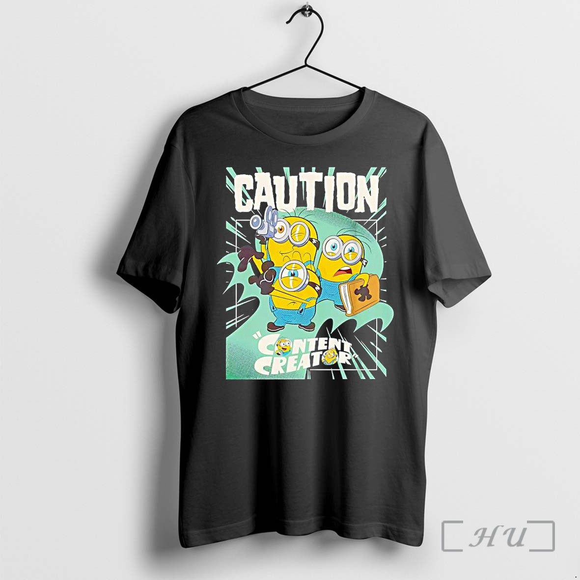 Officials Caution Minions Content Creator Premium T Shirts Sweater Hoodie Jpg