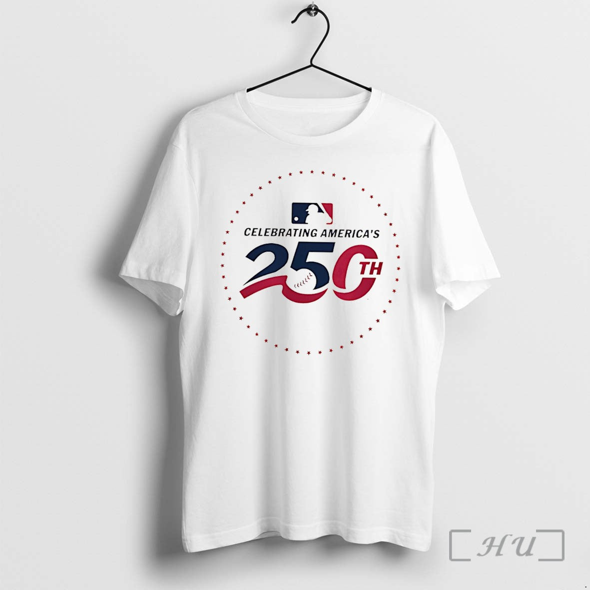 Officials Cincinnati Reds Celebrating Americas 250th Logo Tee