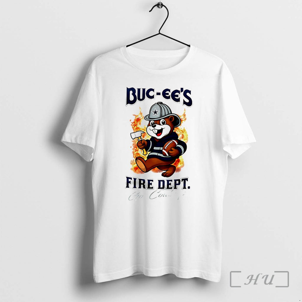 Officials Dallas Cowboys Buc Ees Fire Dept Go Bears Firefighter Strong Tee Premium T Shirts