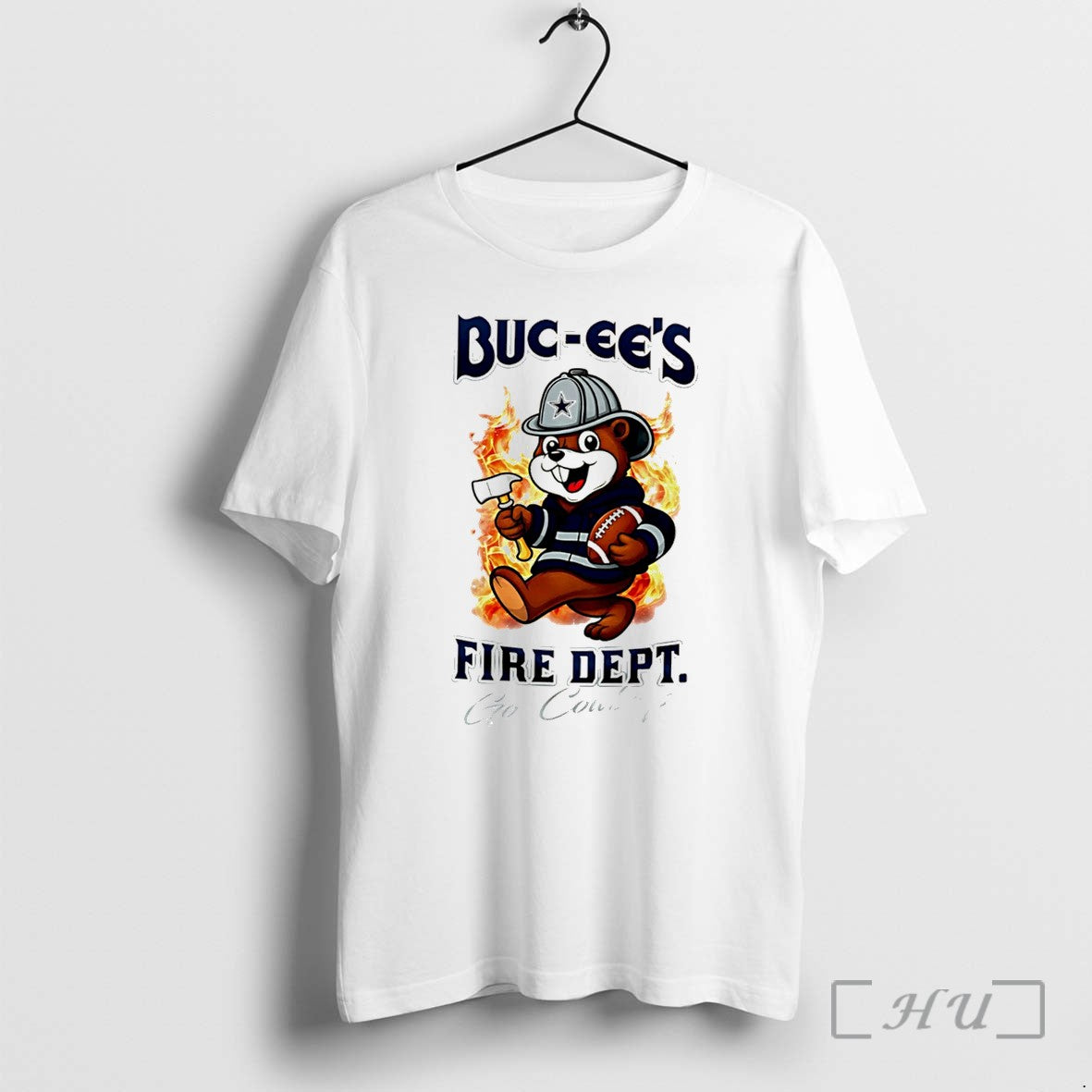 Officials Dallas Cowboys Buc Ees Fire Dept Go Bears Firefighter Strong Tee Premium T Shirts