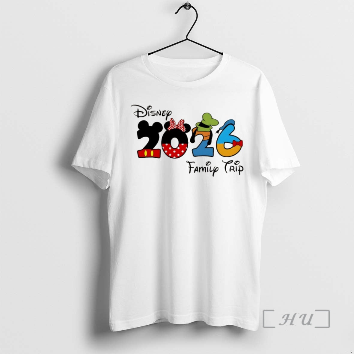 Officials Disney Family 2026 Family Trip Cartoon