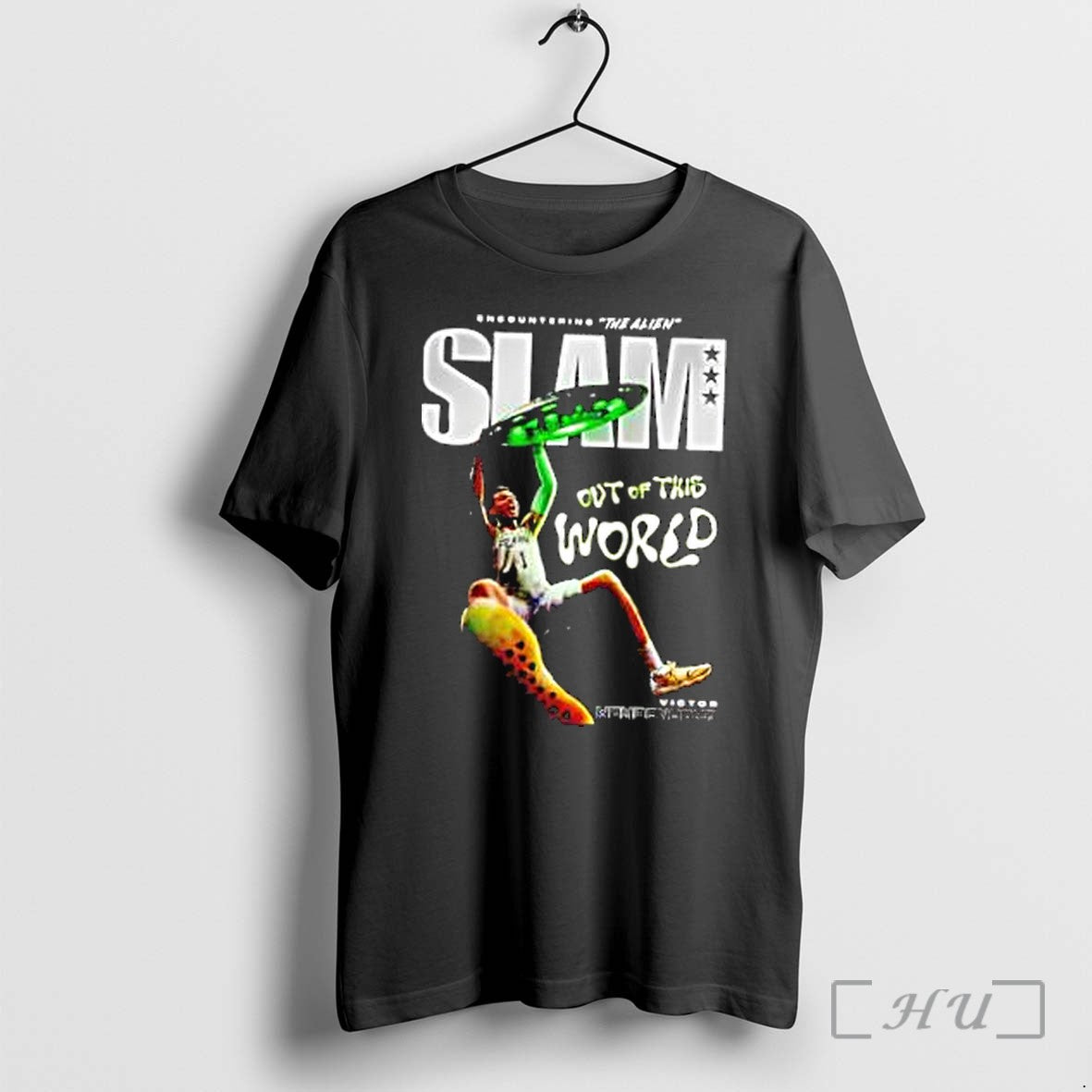 Officials Encountering The Alien Slam Out Of This World Victor Wembanyama Premium T Shirts Sweater