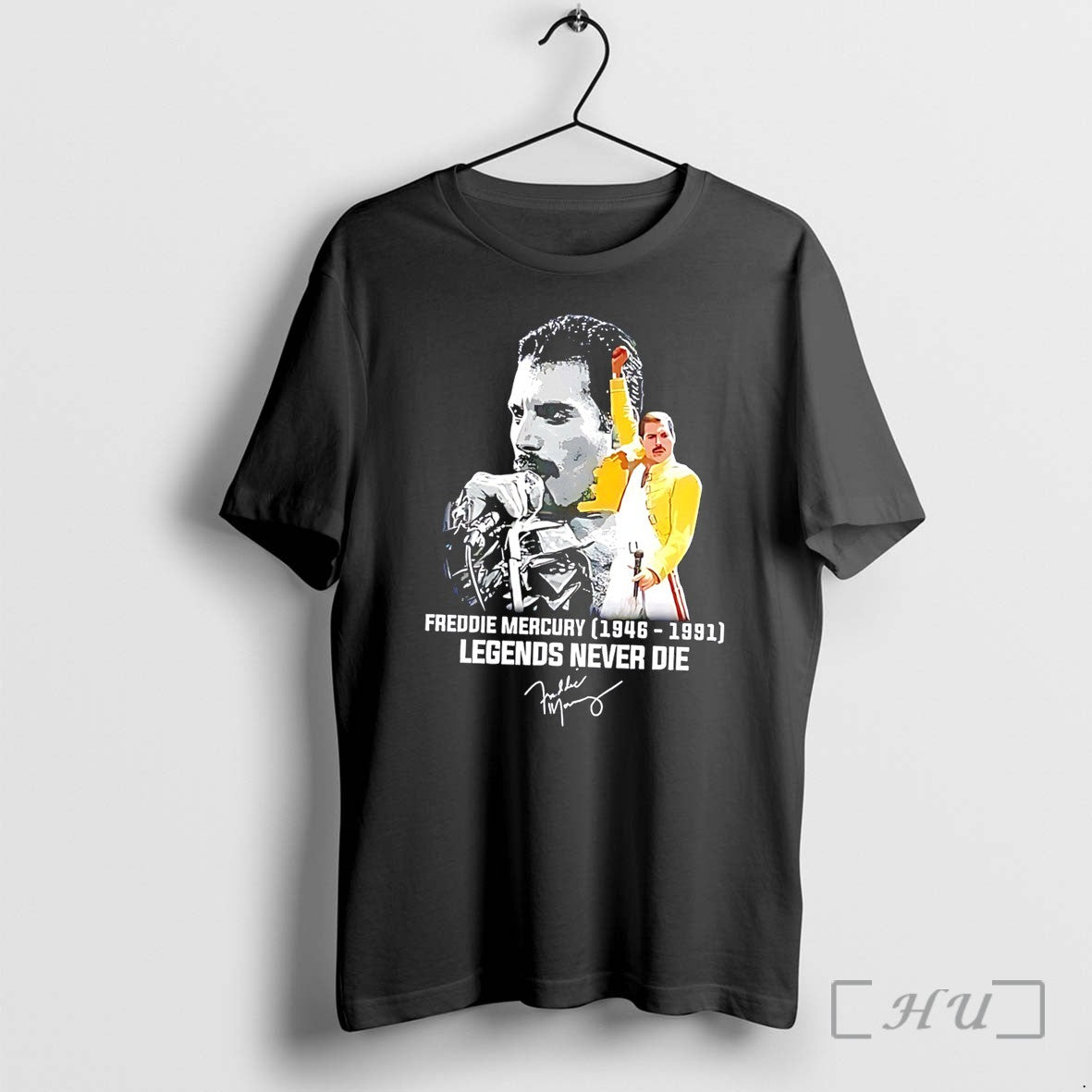 Officials Freddie Mercury 1946 1991 Legends Never Die Signature Tee