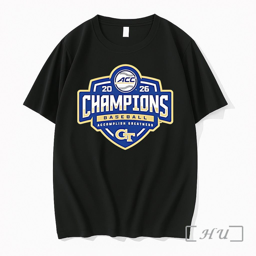 Officials Georgia Tech Yellow 2026 Acc Baseball Champions
