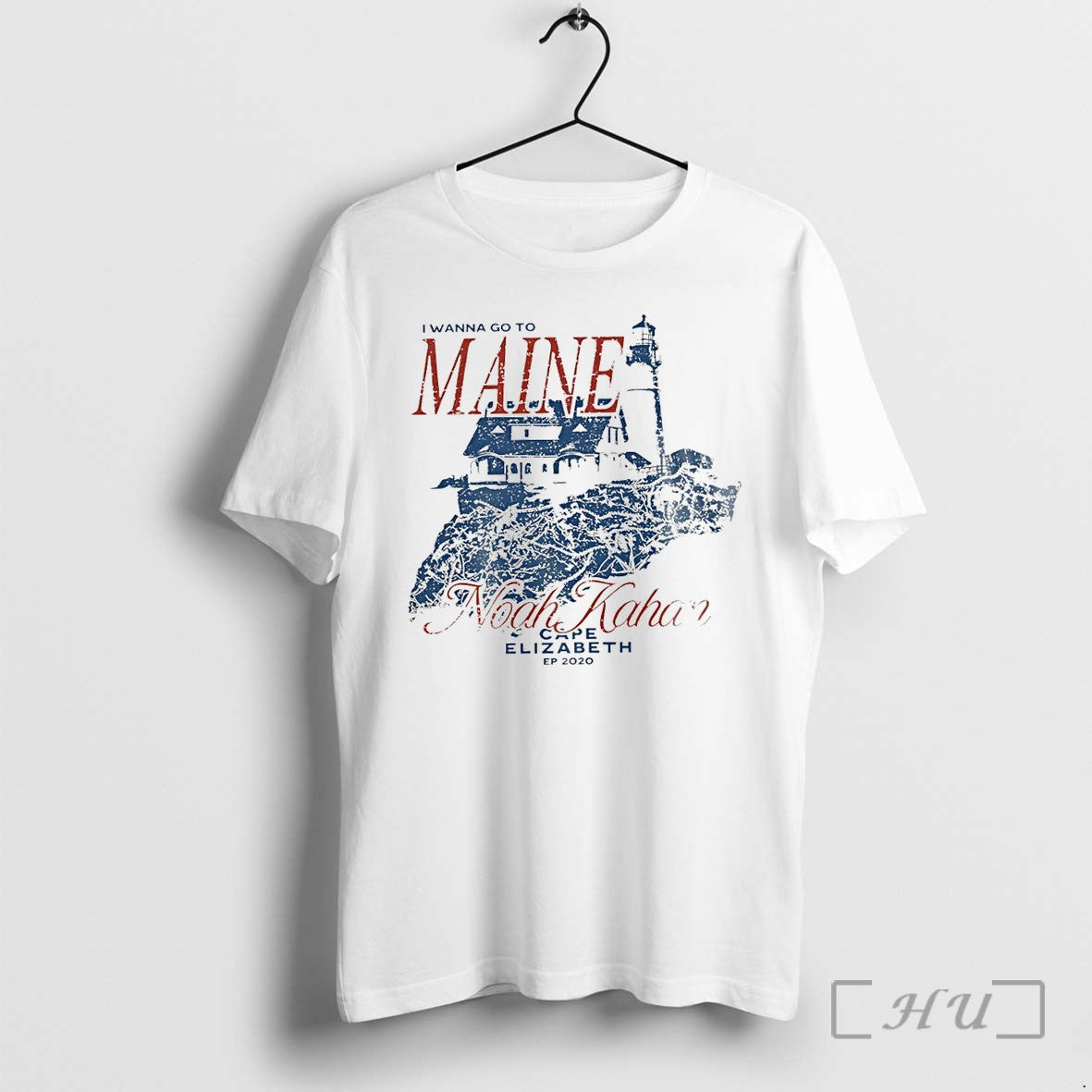 Officials I Wanna Go To Maine Noah Kahan Cape Elizabeth Ep 2020 Premium T Shirts