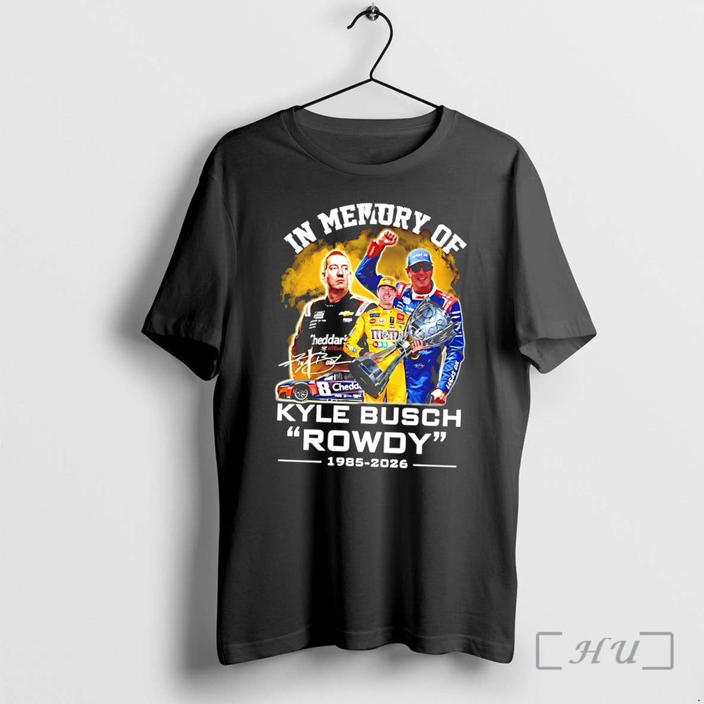 Officials In Memory Of Kyle Busch Rowdy 1985 2026 Tee