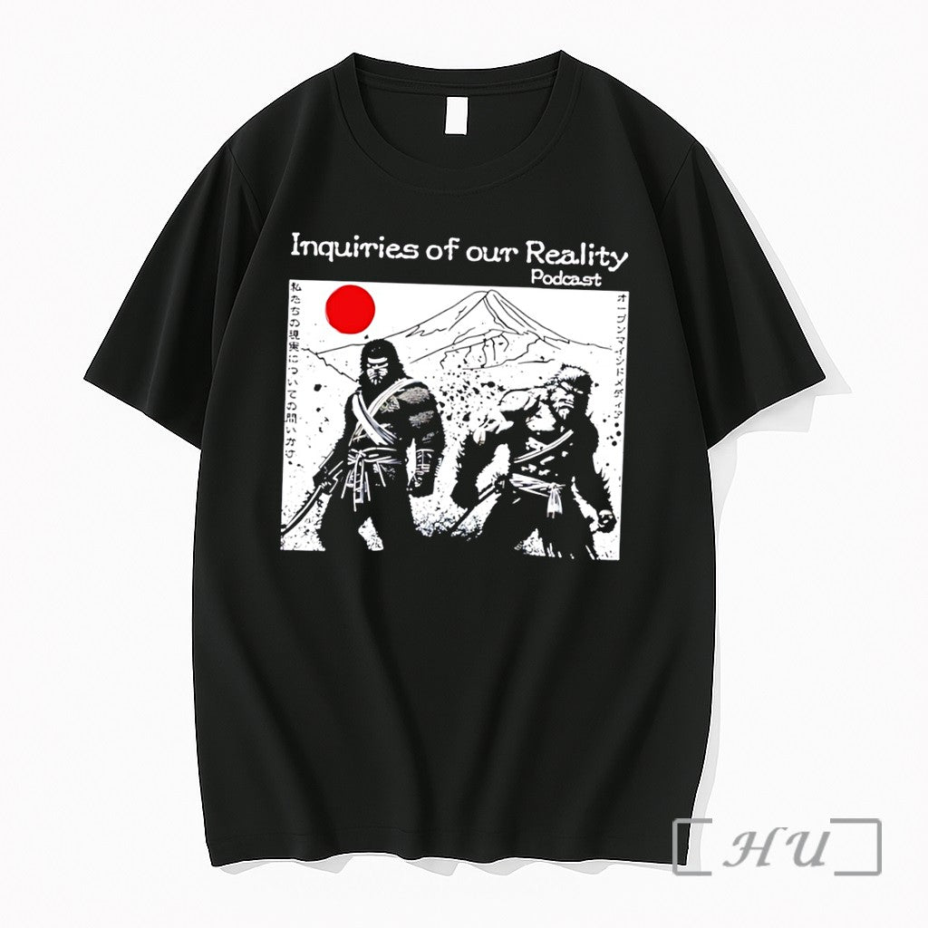 Officials Inquiries Of Our Reailty Podcast With Samurai Retro Tee