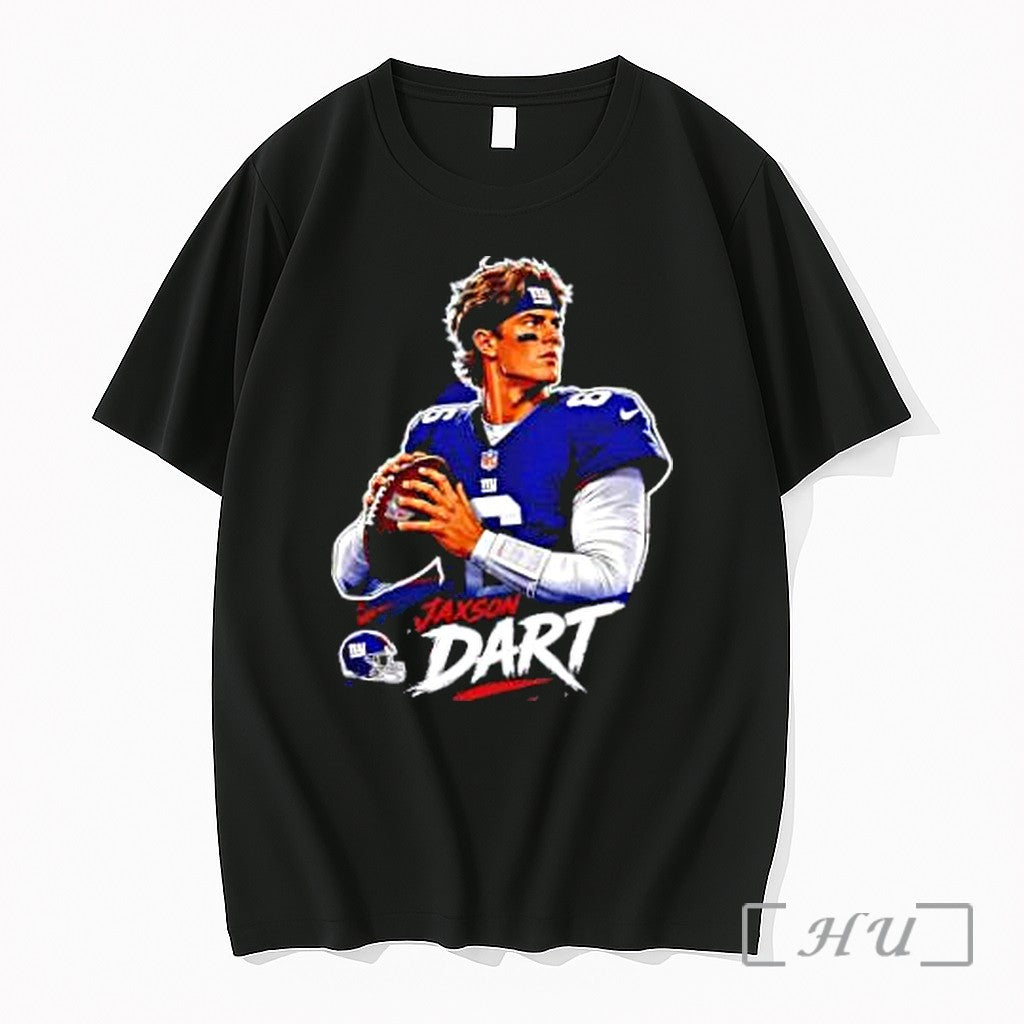 Officials Jaxson Dart New York Giants Football Nfl Quarterback Player Fan Premium T Shirts Sweater