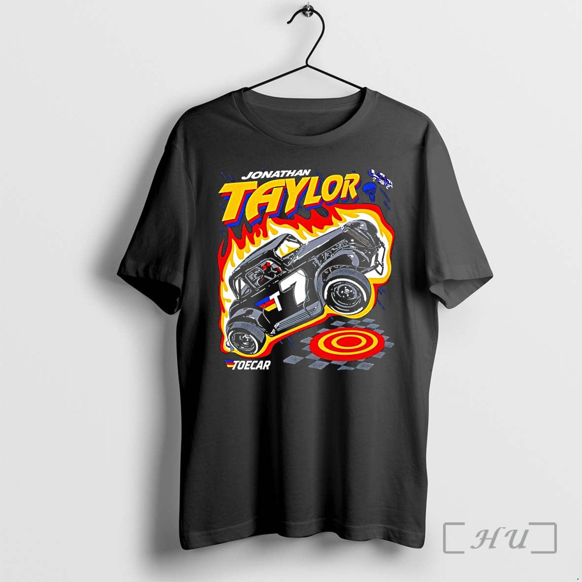 Officials Jonathan Taylor Toecar Number 7 Race Car Racing Flames