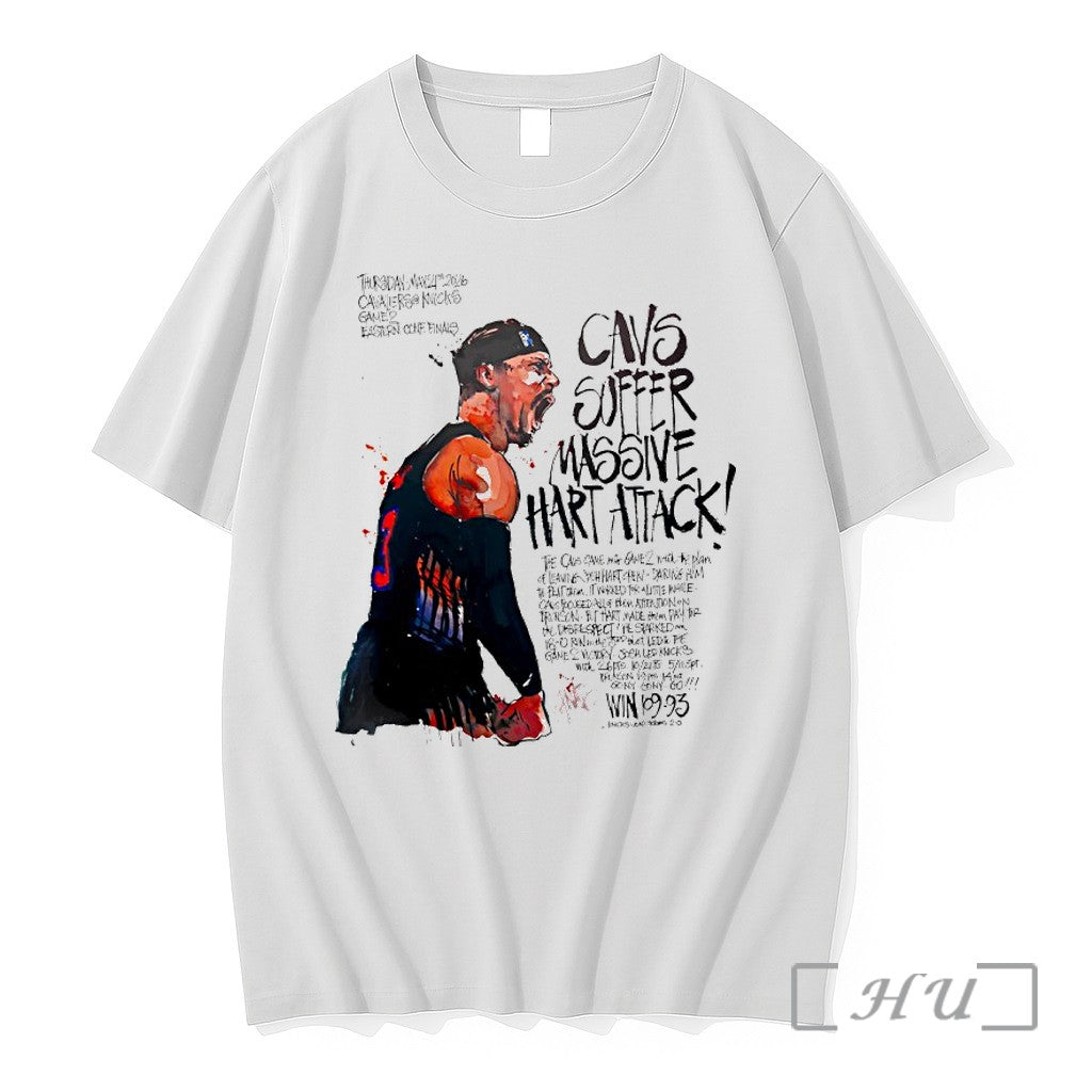 Officials Josh Hart New York Knicks Cavs Soffer Massive Hart Attack Premium T Shirts Sweater