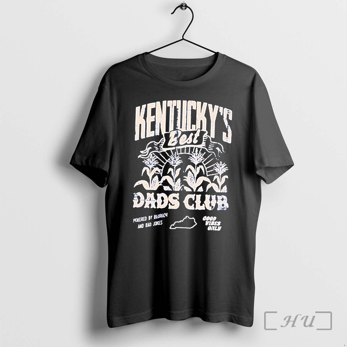 Officials Kentuckys Best Dads Club Powered By Bourdon And Dad Jokes Tee Premium T Shirts