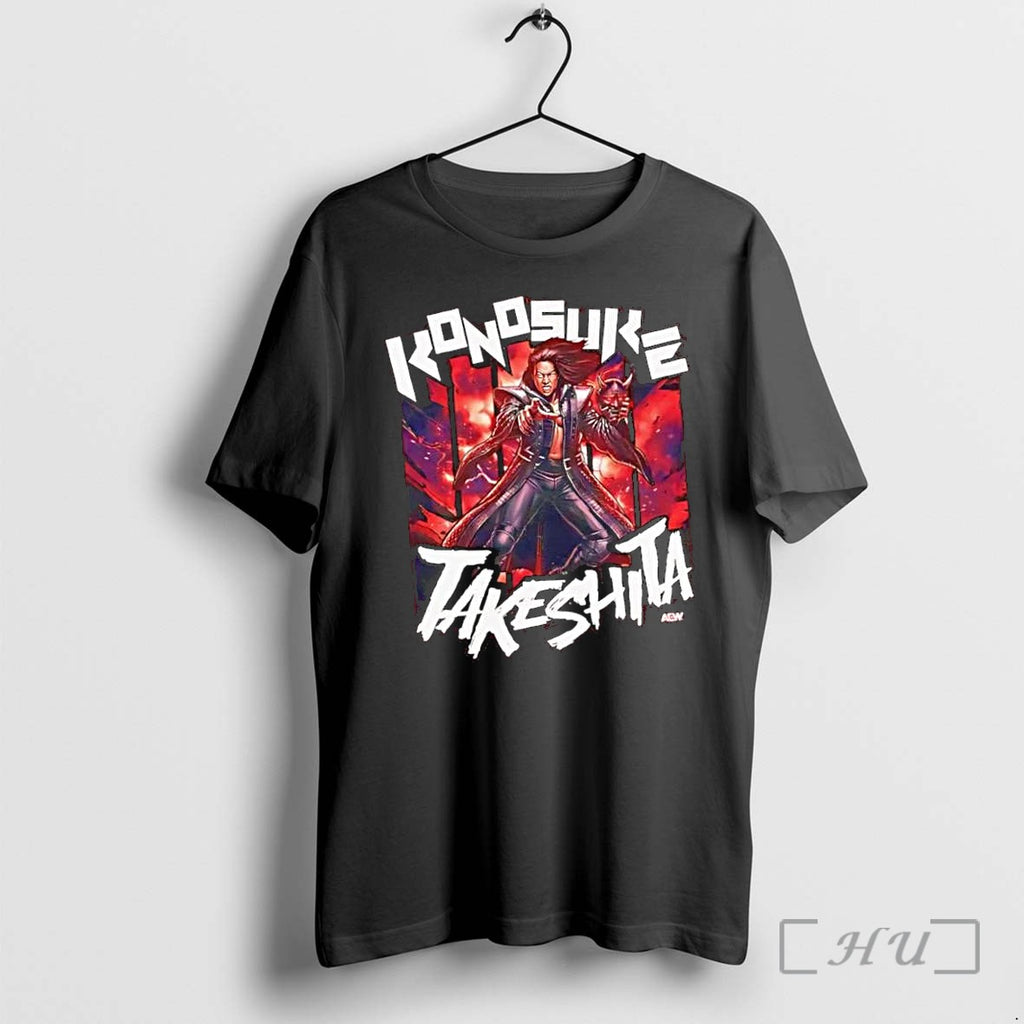 Officials Konosuke Takeshita Aew All Elite Wrestling Graphic