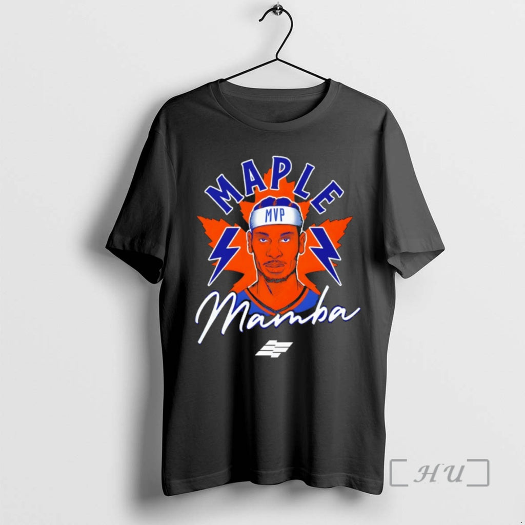 Officials Maple Mamba Shai Gilgeous Alexander Oklahoma City Thunder Basketball Nba 2026 Premium T Shirts