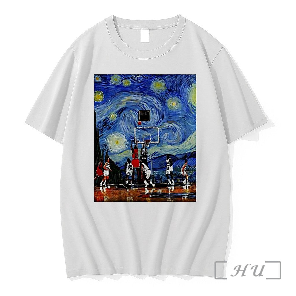 Officials Michael Jordan Dunk Starry Night Van Gogh Basketball