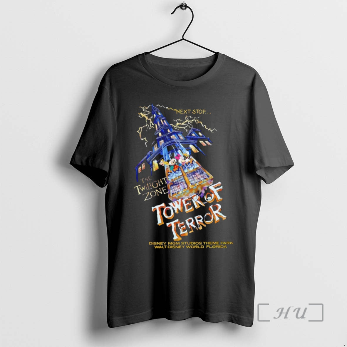 Officials Mickey Mouse Hollywood Tower Of Terror The Twilight Zone Next Stop Premium T Shirts