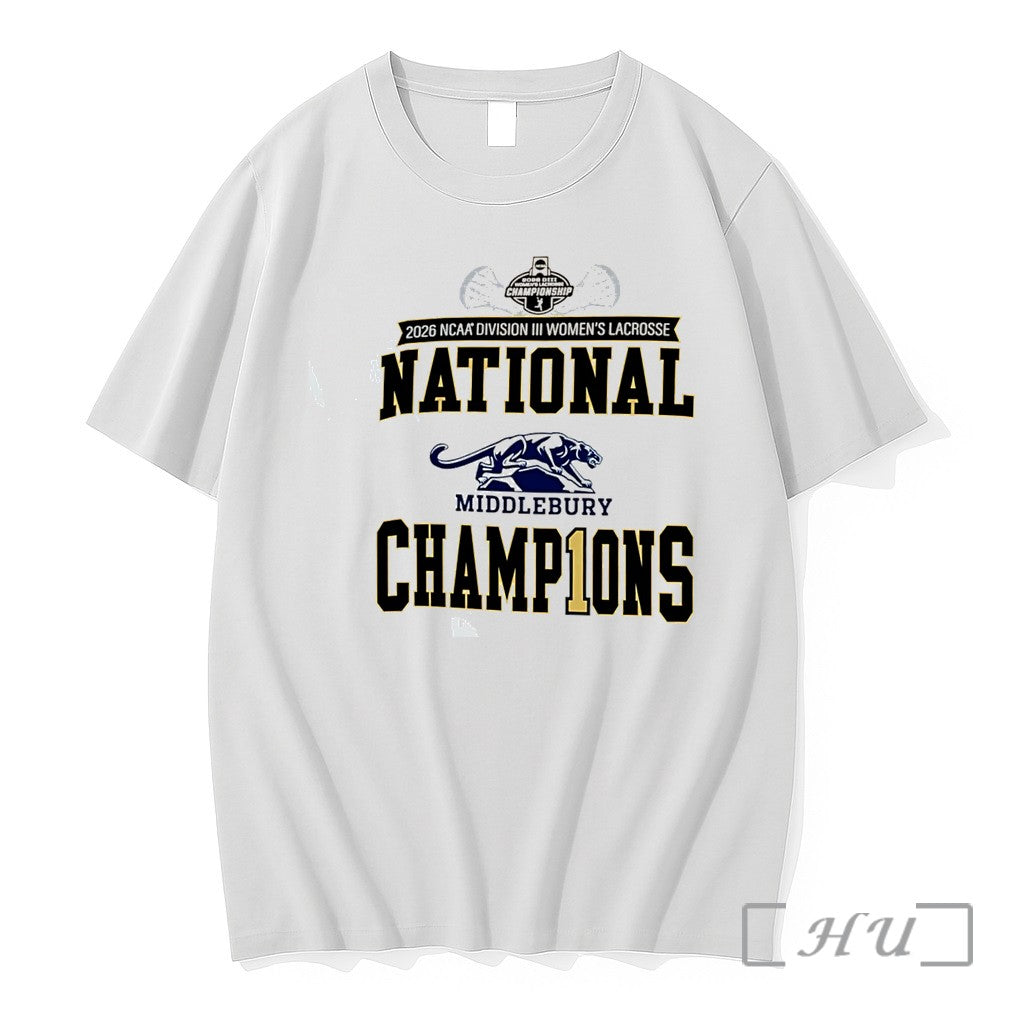 Officials Middlebury Panthers 2026 Ncaa Division Iii Womens Lacrosse Champions Tee Premium T Shirts Sweater