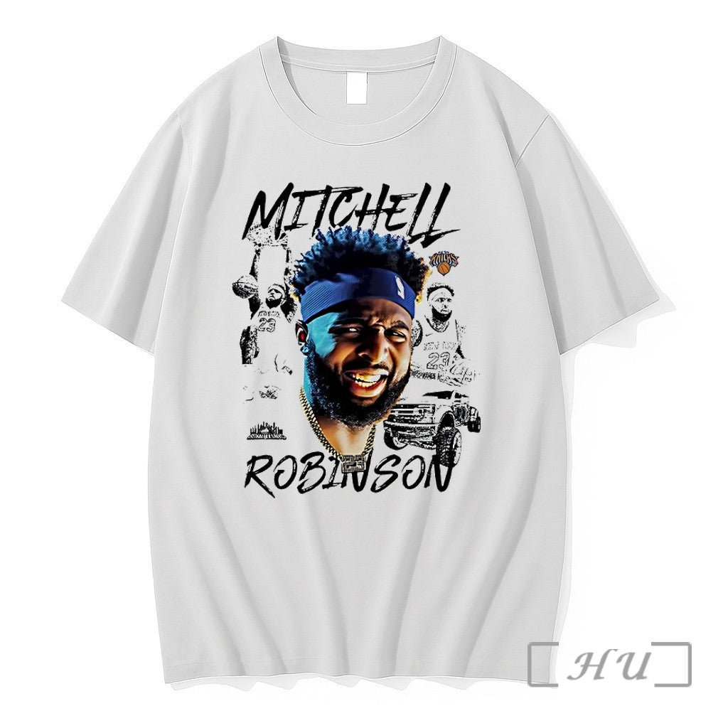 Officials Mitchell Robinson New York Knicks Big Face Graphic