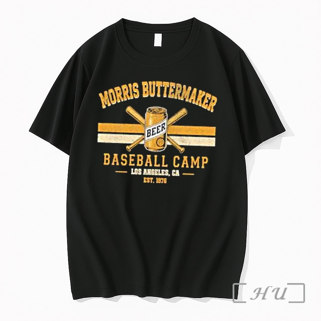 Officials Morris Buttermaker Baseball Camp Beer Los Angeles Est 1976