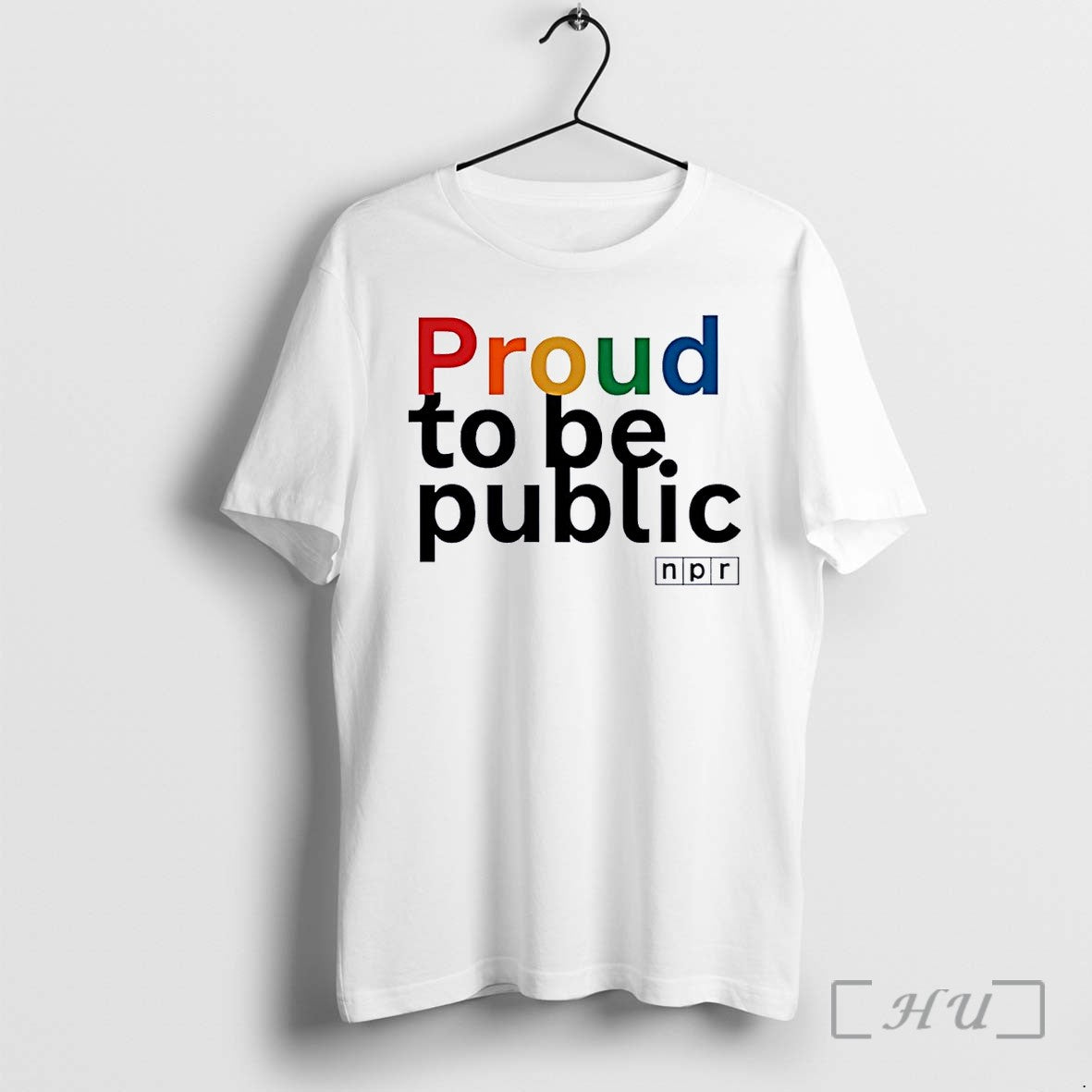 Officials Npr Proud To Be Public Rainbow Lgbtq Pride 2026 White Premium T Shirts Sweater