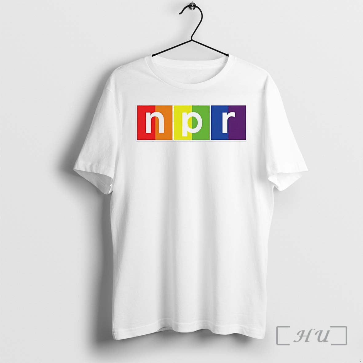 Officials Npr Rainbow Pride Public Radio Listen With Pride 2026 White Premium T Shirts Sweater