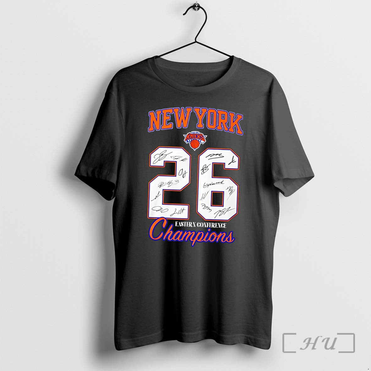 Officials New York Knicks 26 Eastern Conference Champions Signatures Tee