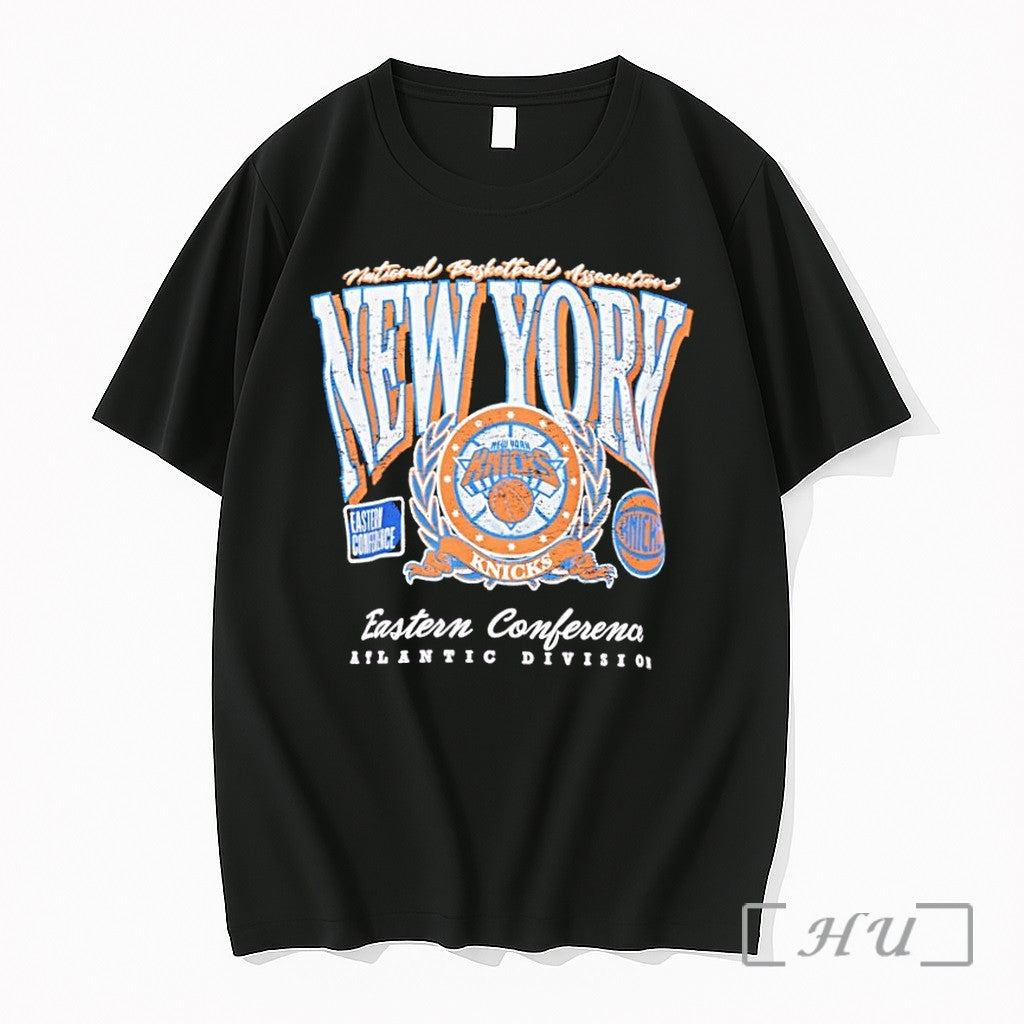 Officials New York Knicks Eastern Conference Atlantic Division Logo Vintage