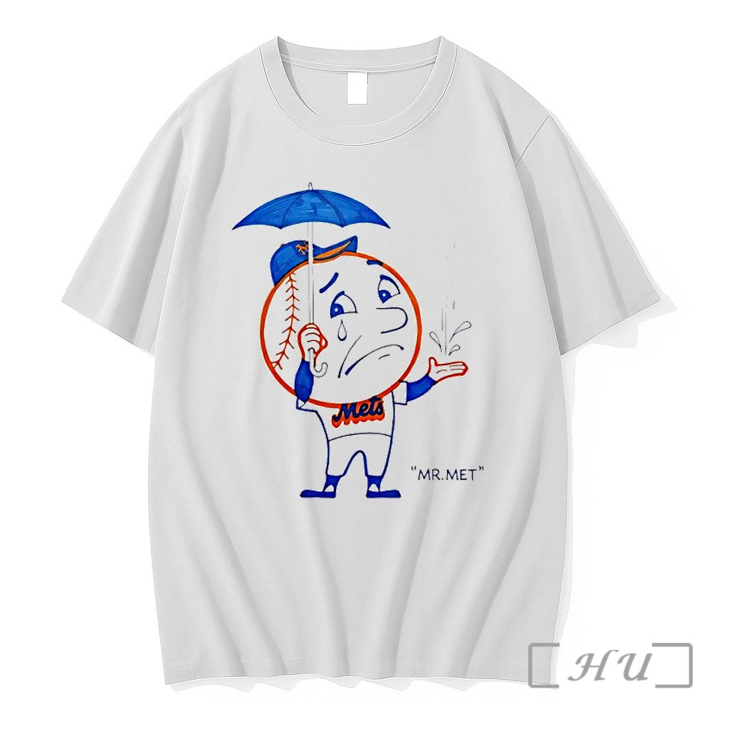 Officials New York Mets Mr Met Holding An Umbrella
