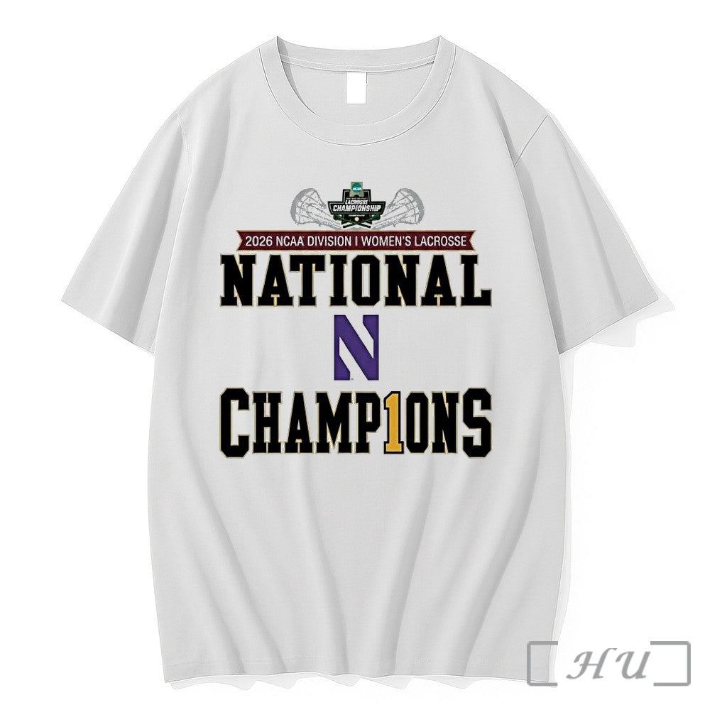 Officials Northwestern Wildcats 2026 Ncaa Womens Lacrosse National Champions 1