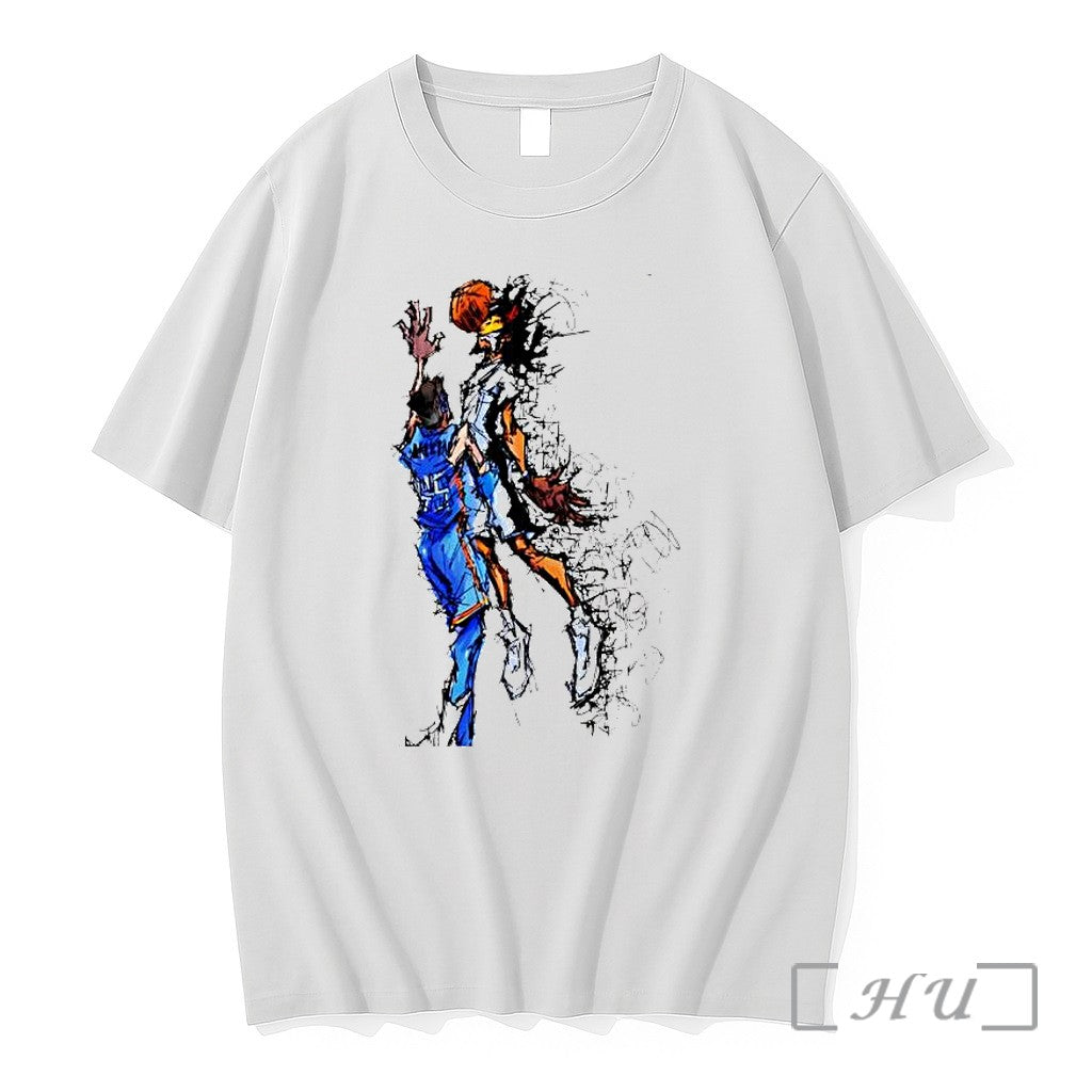 Officials Okc Thunder Player Dynamic Basketball Sketch
