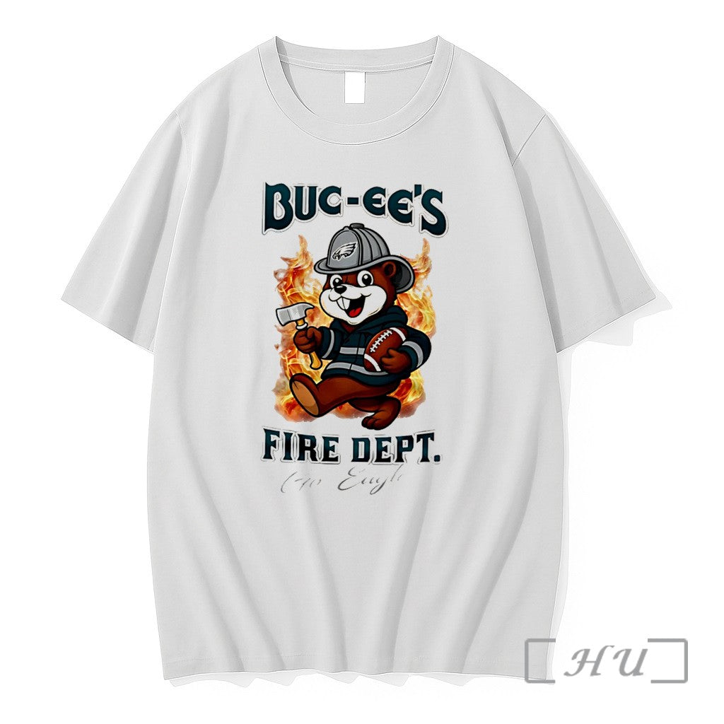Officials Philadelphia Eagles Buc Ees Fire Dept Go Bears Firefighter Strong Tee Premium T Shirts