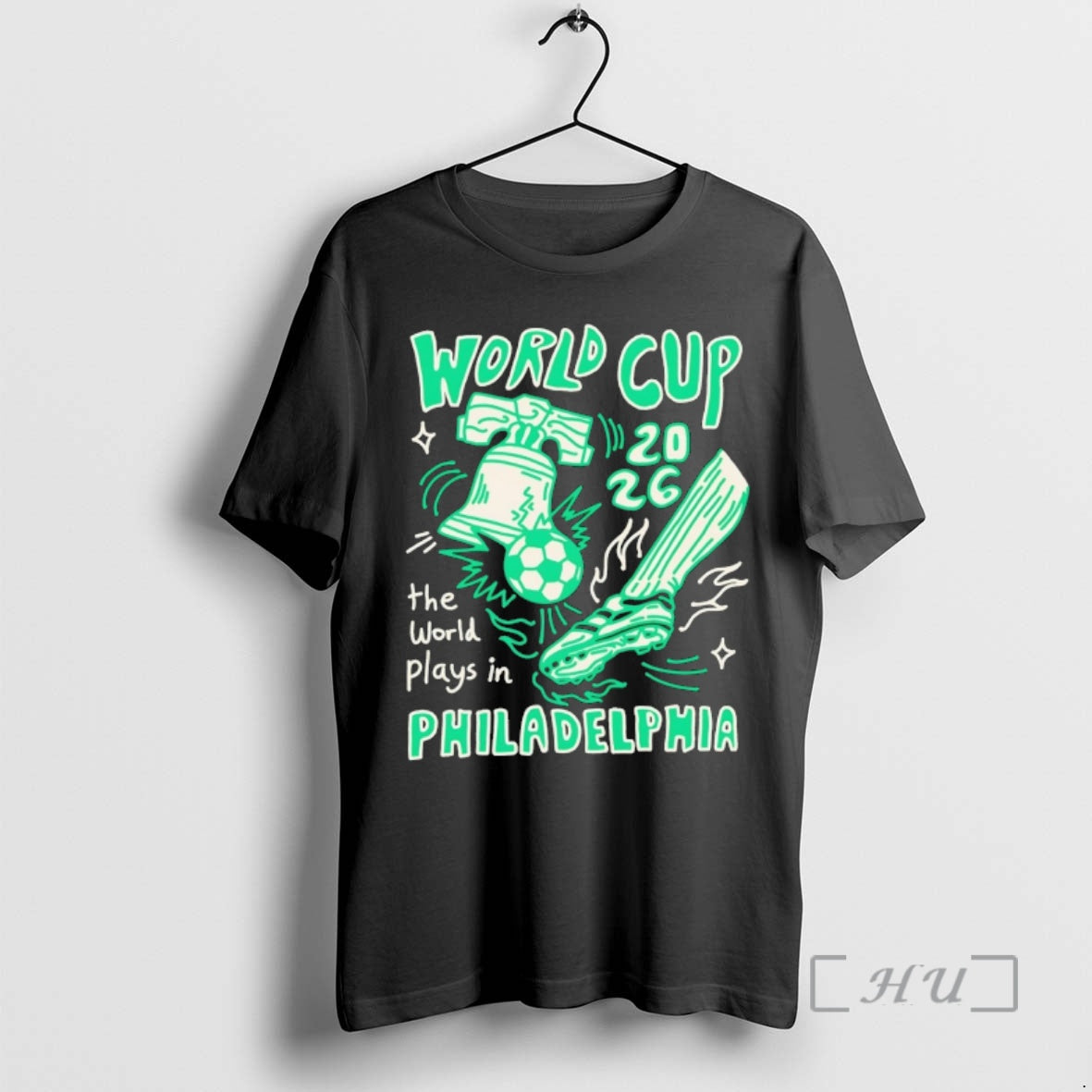 Officials Philadelphia Eagles Football World Cup 2026 The World Plays In Philadelphia Premium T Shirts