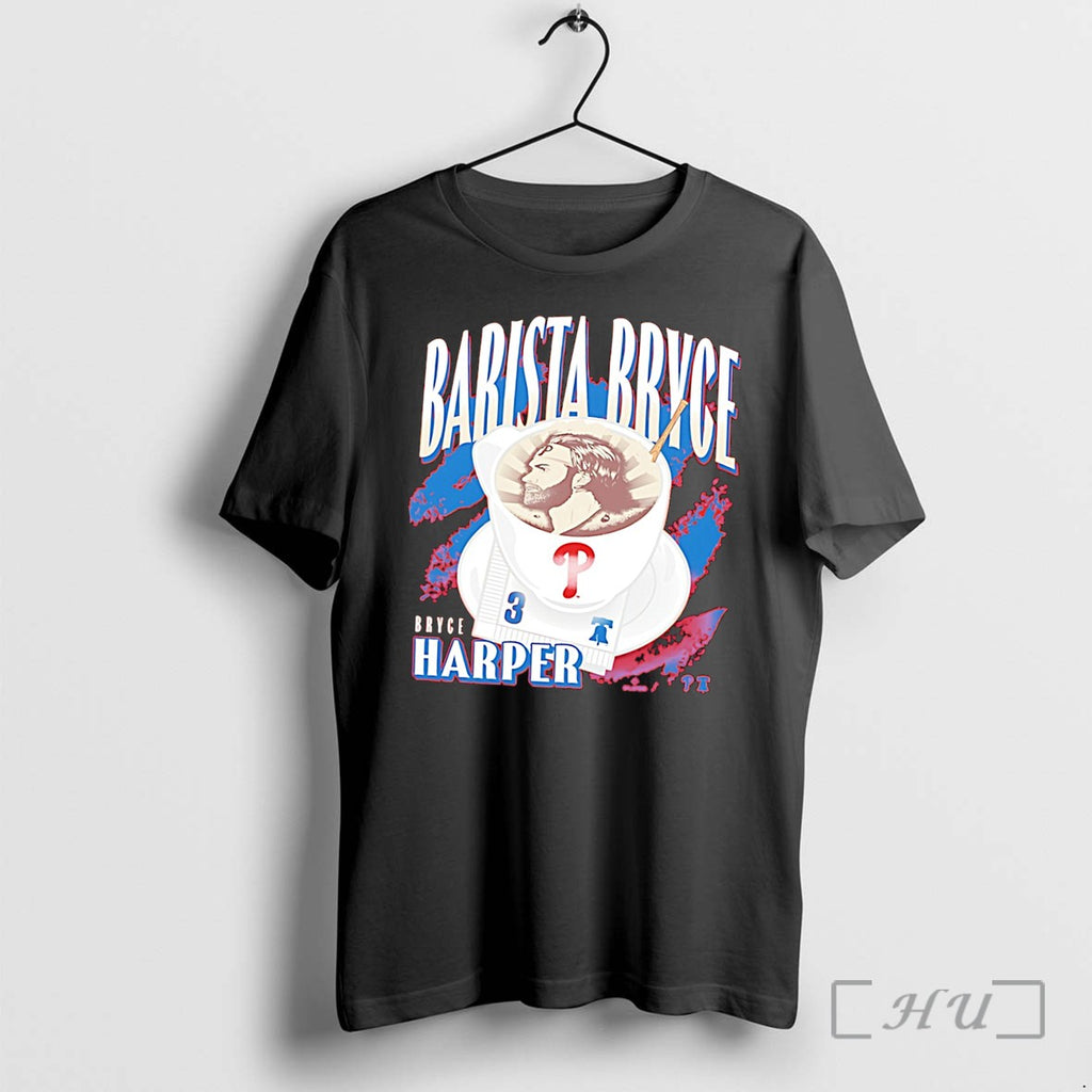 Officials Philadelphia Phillies Bryce Harper Barista Bryce Player Tee