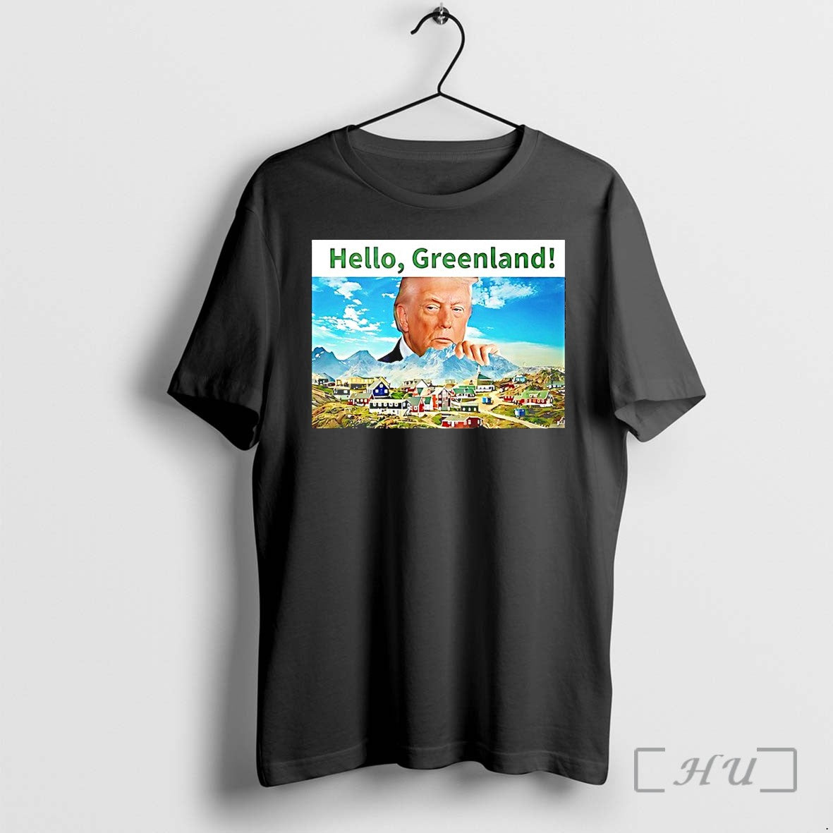 Officials President Trump Hello Greenland Premium T Shirts Sweater Hoodie Jpg