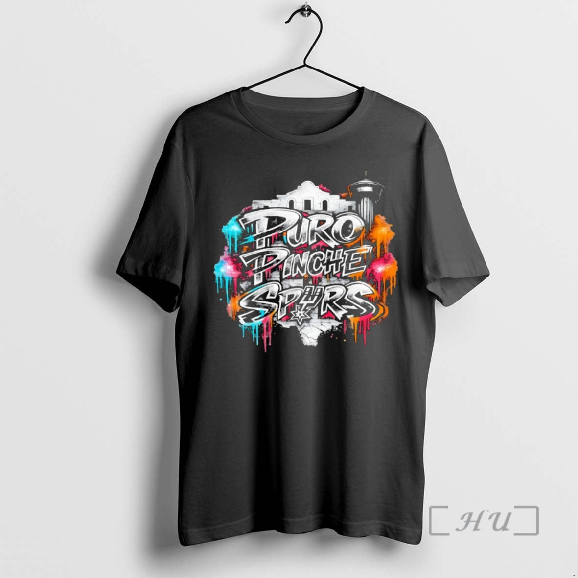 Officials Puro Pinche Party San Antonio Spurs Basketball Nba 2026 Graffiti Premium T Shirts Sweater