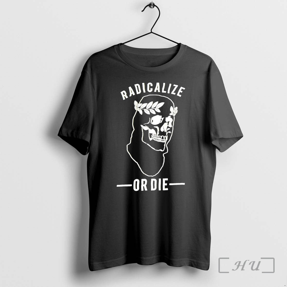 Officials Radicalize Or Die Skull With Laurel Wreath