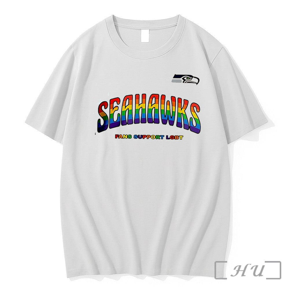 Officials Seattle Seahawks Fans Support Lgbt Pride Month Tee