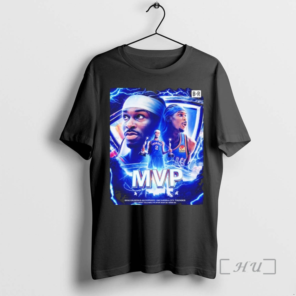 Officials Sga Back To Back Mvp Shai Gilgeous Alexander Okc Thunder Premium T Shirts Sweater