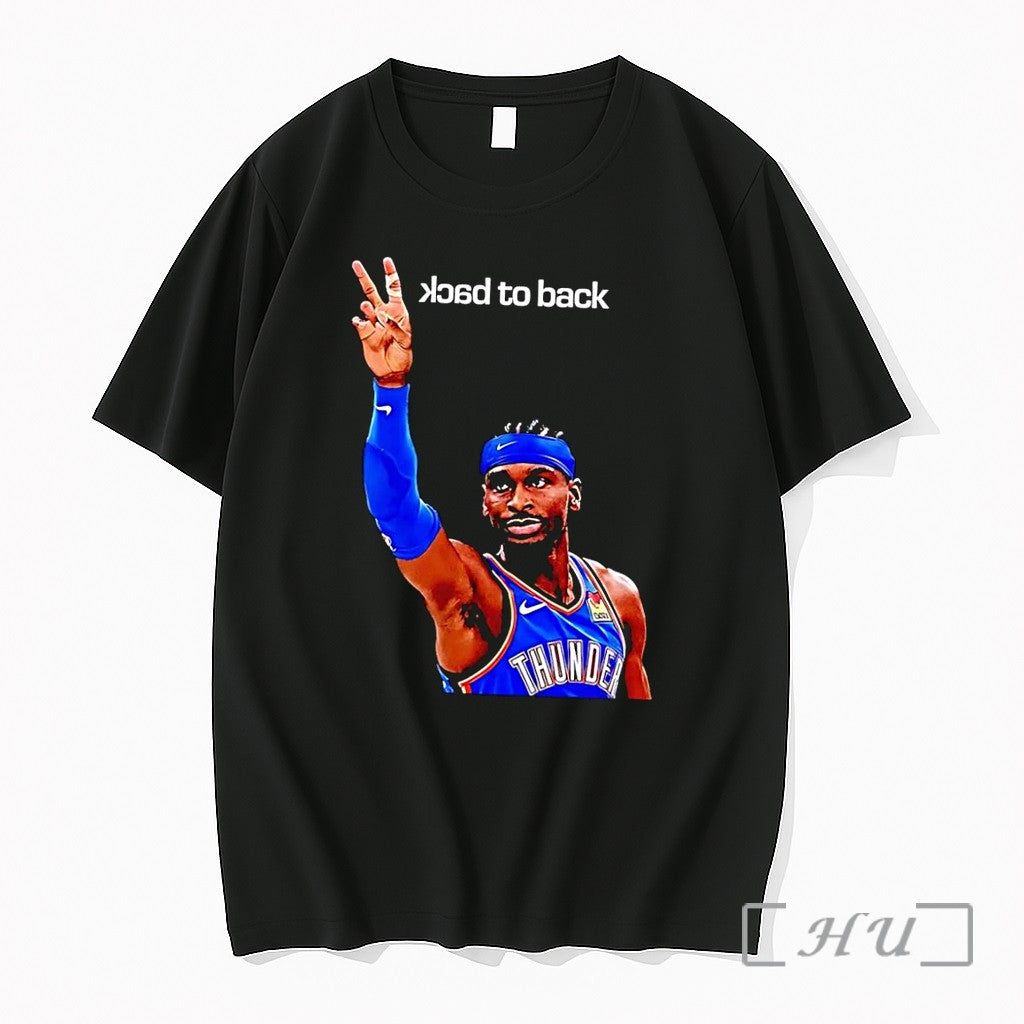 Officials Shai Gilgeous Alexander Two Back To Back Thunder Black