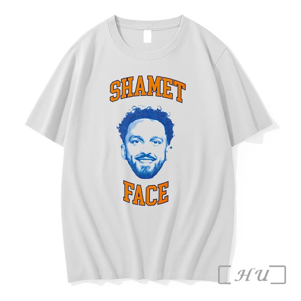 Officials Sham Face New York Knicks Timothee Chalamet Tee